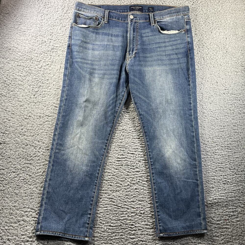 Lucky Brand 410 Athletic Slim Jeans Mens TAGGED 38x30 FITS 38x27 Blue Pants